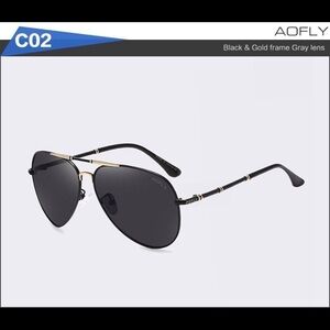 AOFLY Authentic Men's Aviator Sunglasses